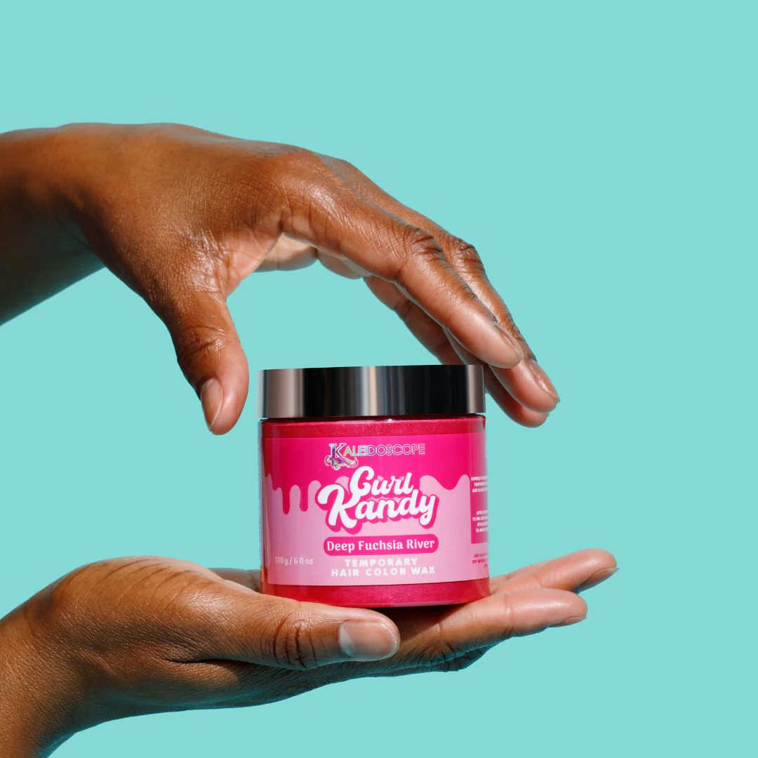 Curl Kandy Deep Fuchsia River - Temporary Hair Color Wax 6oz - Image 3