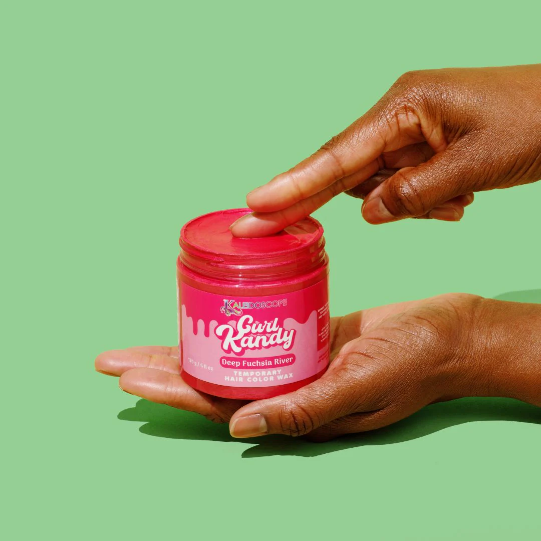 Curl Kandy Deep Fuchsia River - Temporary Hair Color Wax 6oz - Image 4