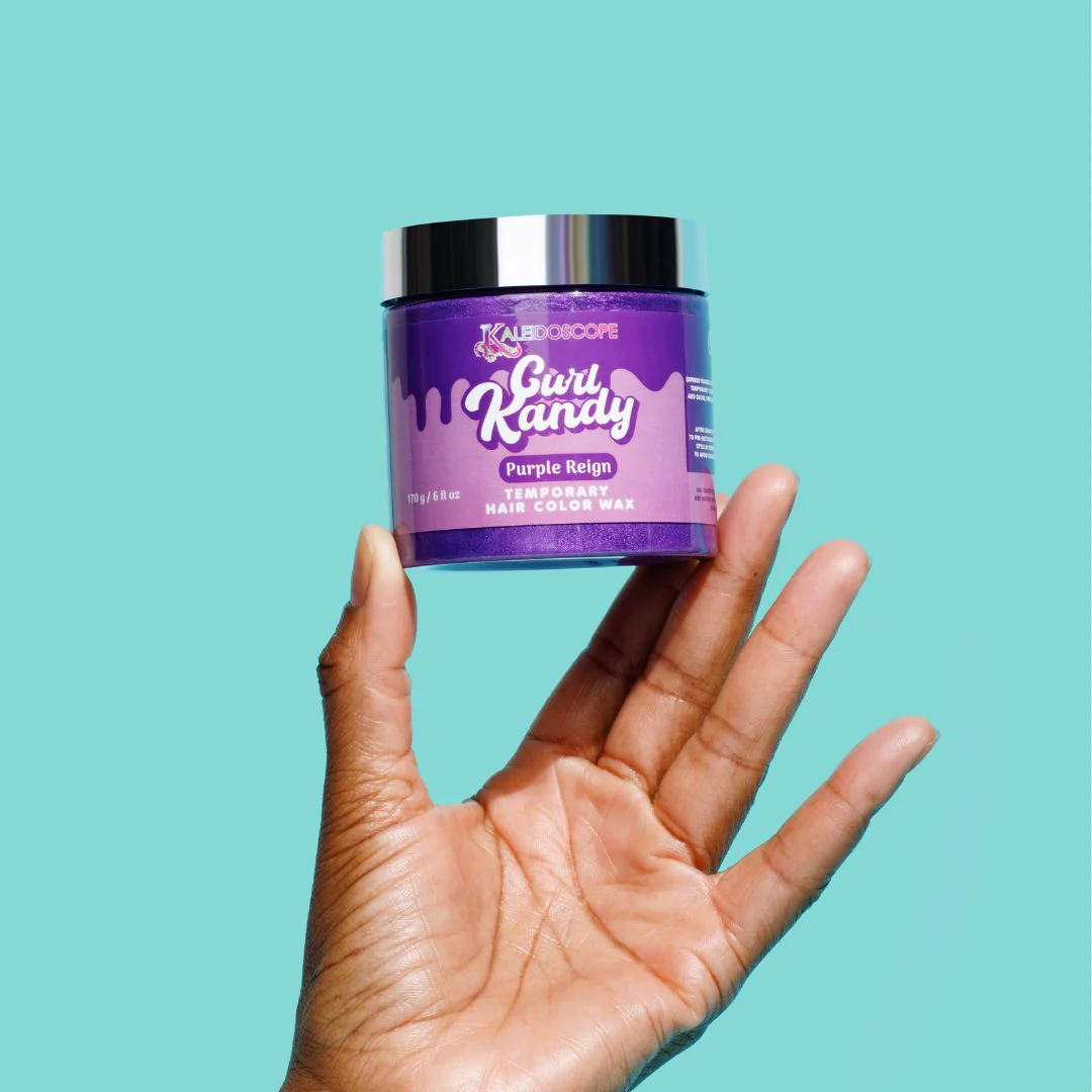 Curl Kandy Purple Reign - Temporary Hair Color Wax 6oz - Image 3