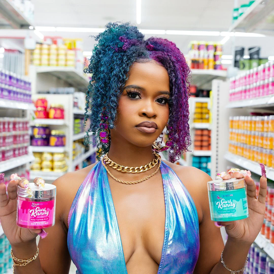 Curl Kandy Purple Reign - Temporary Hair Color Wax 6oz - Image 4