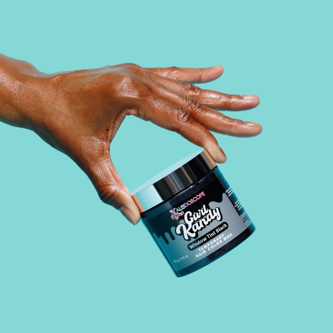 Curl Kandy Window Tint Black - Temporary Hair Color Wax 6oz - Image 2